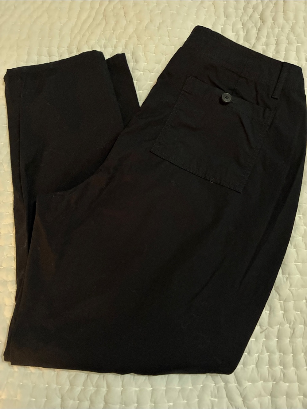Liz Claiborne Black Cargo Pants Valerie Size 12 - Picture 2 of 7
